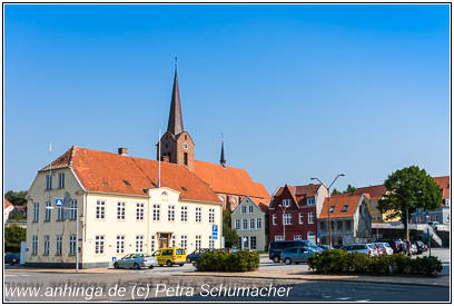 Die Stadt Sonderburg auf Alsen